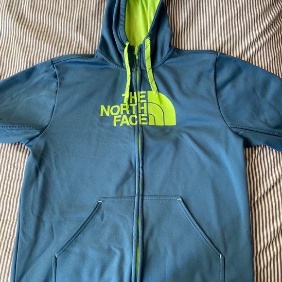 The North Face Zip Up Hoodie (Blue/Green) - Picture 6 of 6